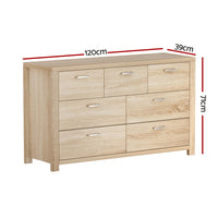 Chest of 7 drawers with free delivery 