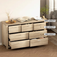 Chest of 7 drawers with free delivery 