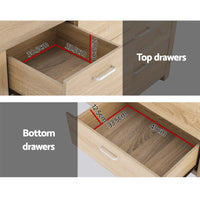 Chest of 7 drawers with free delivery 