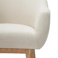 Fabric Tub Armchair - Beige or Grey