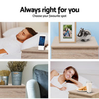 Bedside Table Handle-free - Natural