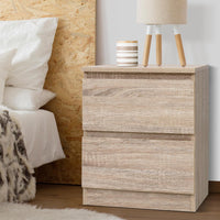 Bedside Table Handle-free - Natural