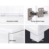 Sideboard Storage Cabinet - High Gloss White