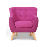 Kids Lorraine French Chair Fabric - Pink / Grey / Black