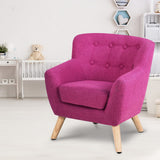 Kids Lorraine French Chair Fabric - Pink / Grey / Black