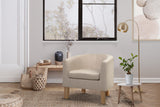 Fabric Tub Armchair - Beige