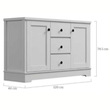 Shaker Style Sideboard Buffet Unit