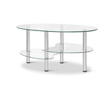 3 Tier Glass Coffee Table