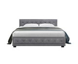 King Size Gas Lift Bed Frame- Grey