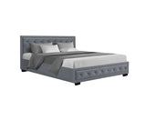 King Size Gas Lift Bed Frame- Grey